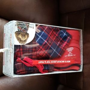 Waterproof Vintage Men's Microfleece Top & Pants with FREE Bandana